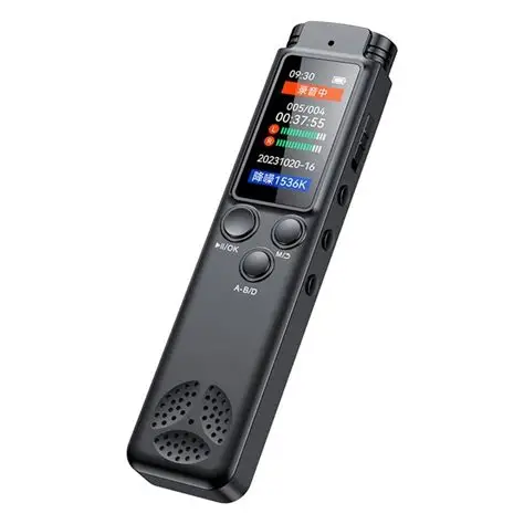 Accessible Audio Recorder With Tactile Buttons